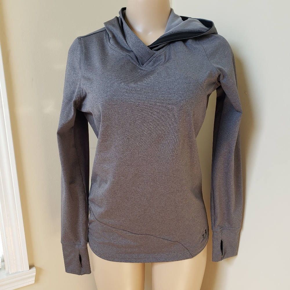 Under Armour Gray Hoodie Sweatshirt
